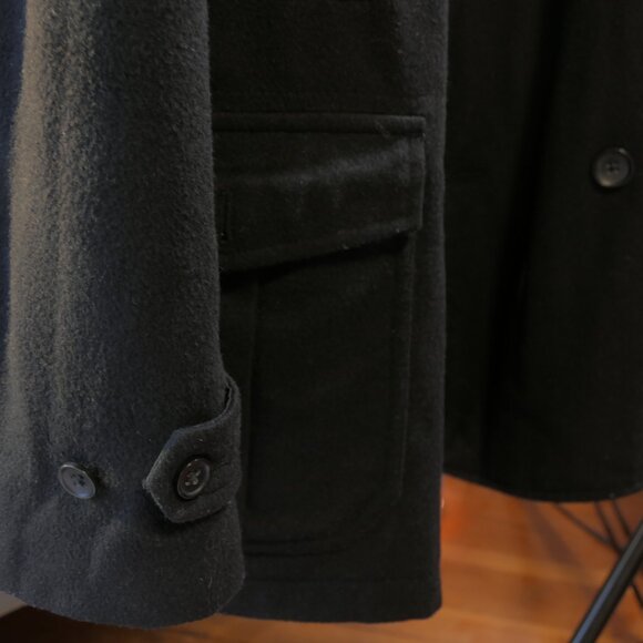 Banana Republic Dark Navy Wool-Blend Coat - Large - Picture 3 of 9